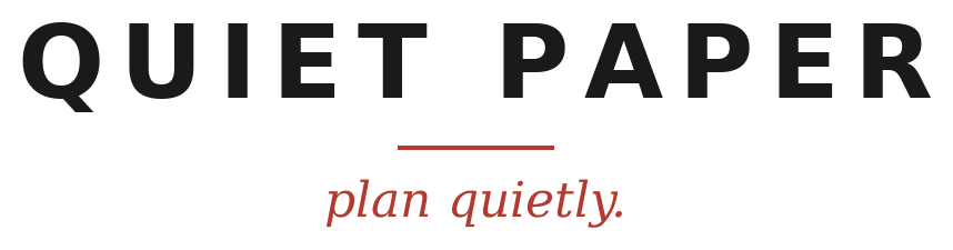 Quiet Paper Co.